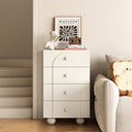Creamy white four-drawer unit (l50 x d40 x h82 cm)