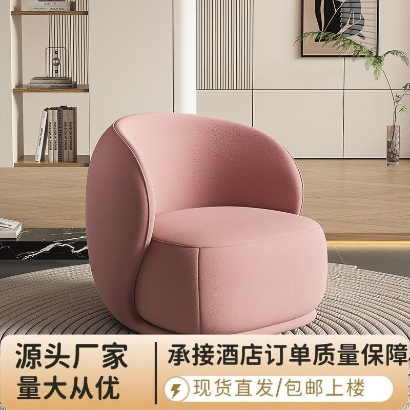 Balcony casual table and chair single sofa modern casual lazy casual chair creative designer reception negotiation combination