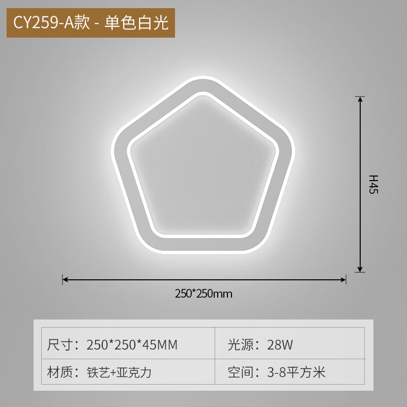 Wall lamp Bedroom bedside lamp Simple modern living room TV background wall wall lamp Corridor wall lamp