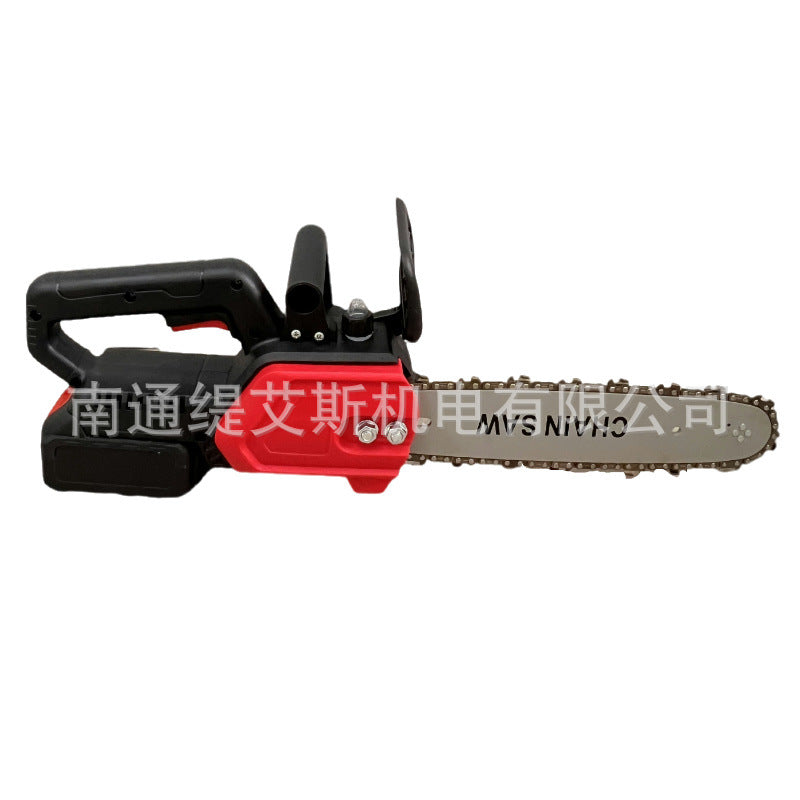 Cross-border 12-inch brushless high-power portable rechargeable lithium electric saw woodworking saw outdoor household electric chain saw
