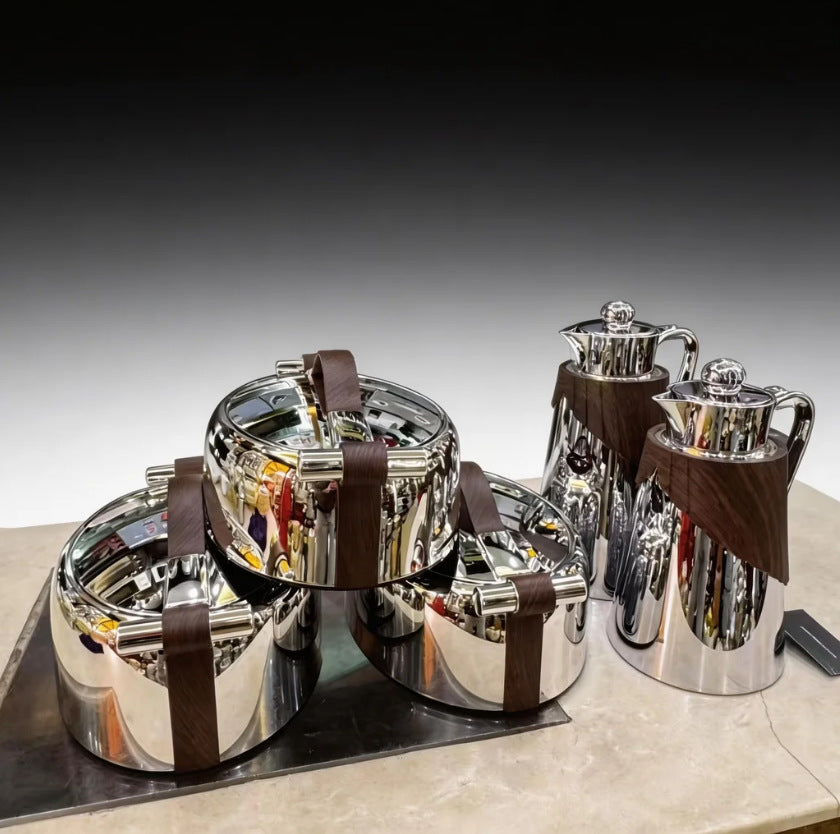 hot-selling food warmer insulated lunch box with pot suit 5pcs set insulated tableware insulated box