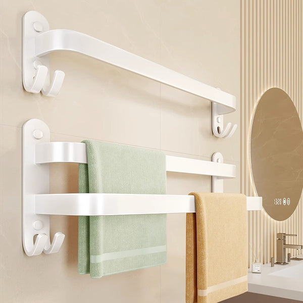 Towel rack Toilet No punching Wall hanging rack Bathroom towel Single bar Toilet Toilet storage hanger