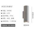 Outdoor wall light waterproof villa courtyard lamp outdoor walkway light double head spotlight minimalist modern cement wall lamp