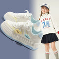 Girls' shoes  new spring/autumn kids' sneakers mesh summer mid-to-large children's girls' casual skate shoes white shoes