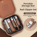 Portable anti-splash nail clipper set 5-8pcs manicure kit