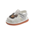 Baby boys' sandals summer baby girls' shoes 0-1-2 years old infant soft sole non-slip first walker shoes squeaky shoes kids