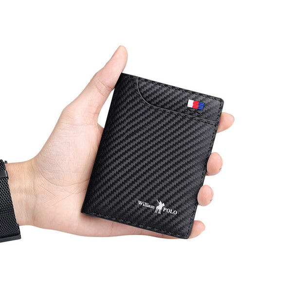 Emperor Paul Card Bag Men's Genuine Leather Small Wallet Wallet Men's Simple Card Holder Ultra-thin Card Bag Men's Wholesale
