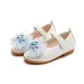 Preppy stylekidsflats square toe springnew arrivalk-style big bowsgirl princess shoes children's leather shoes