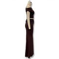 spring/summer new arrivals: european & american style women's solid color tie-up one-shoulder top and slit midi skirt set