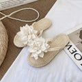 Summernew arrivalflowers flip-flops women's easiest for matchfashion slippers women's summer outwear beach shoes women's flats sandals women's slippers