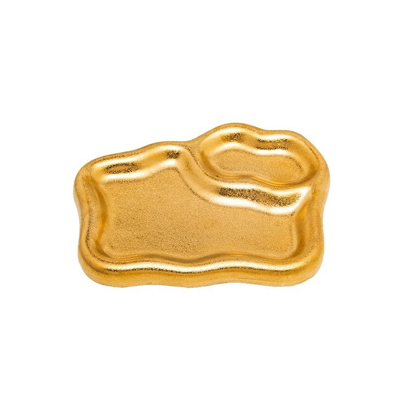 Insaccessible luxury ceramic storage jewelry tray stylish high-value desktop ornaments entrance ring key storage tray