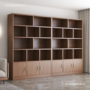 Bookshelf floor-standing storage rack living room for home wall-mounted storage cabinet storage cabinet office filing cabinet simple bookcase