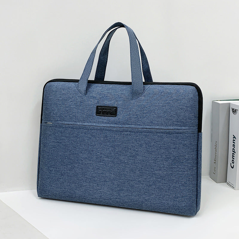 Yiyunchen business document bag men's briefcase custom logo Oxford cloth storage bag a4 document bag briefcase
