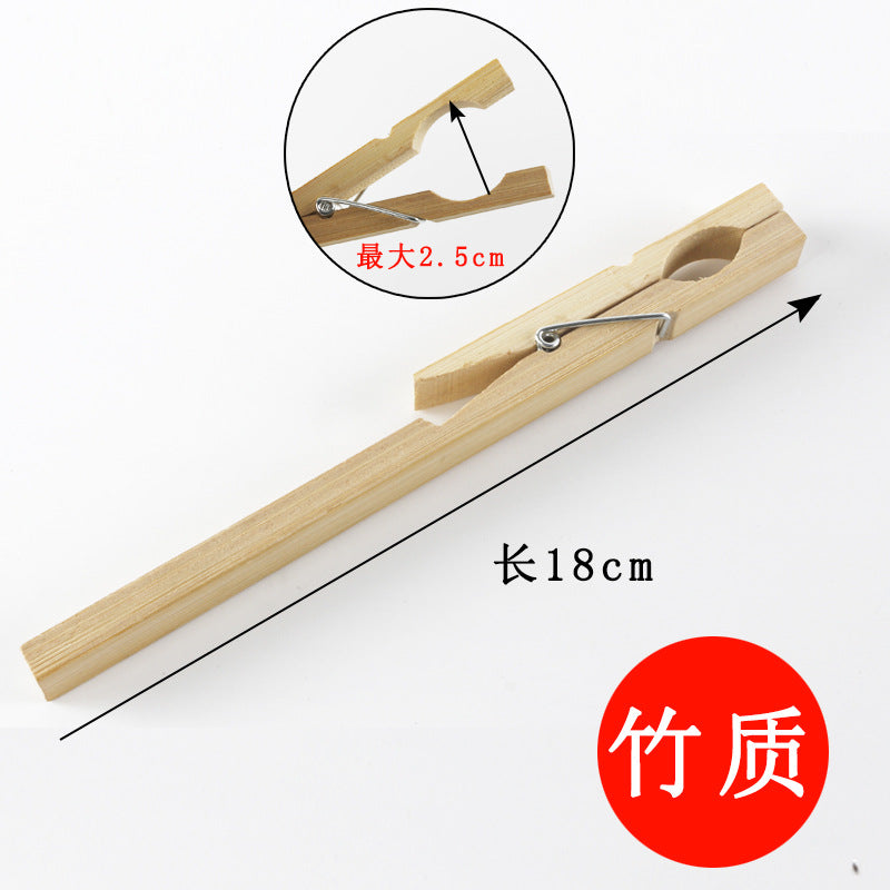 Long-shank bamboo test tube clip Wholesale test tube fixing clip Chemical experiment consumables clip Wooden test tube clip for test tube