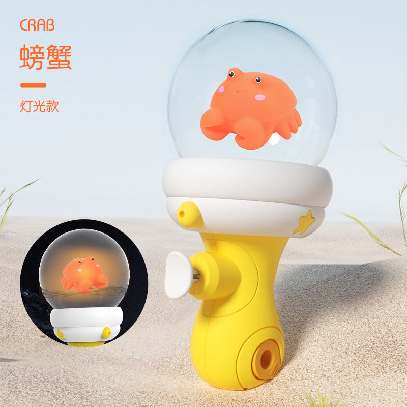 New tiktok-style cartoon water gun for kids - squirt, splash, and water fight fun! perfect for boys and girls, with lights and water features. ideal for street vendors and wholesale