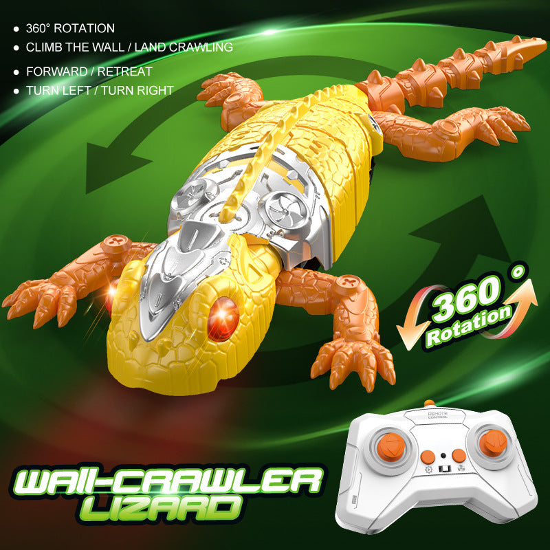 remote control wall-climbing gecko electric simulation lizard bionic chameleon mechanical animal wall-climbing toy car wholesale