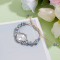 Xiaoxiangfeng braided watch girls bracelet watch nicheaccessible luxuryinschiceasiest for matchcamellia beaded watch