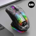 Dazzling silver fox xyh20pro wireless bluetooth tri-mode transparent gaming mouse with charging dock and screen – cross-border rechargeable