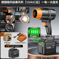 High-power industrial-grade blower with turbine fan – powerful air blower for dust, leaves, and snow removal (lithium battery powered)