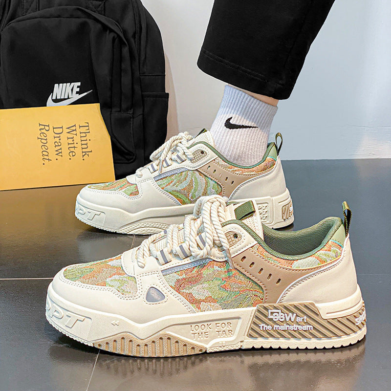 Spring & autumn men's shoes 2025 new spring youth classy niche design sneakers sports casual white trendy shoes