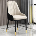 Hotel & home light luxury dining chair - minimalist modern backrest stool, office chair, restaurant leisure chair, dining table chair - metal & other materials