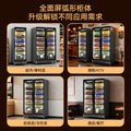 Huaer liquor display cabinet vertical freezer commercial refrigerator double door beverage beer refrigerator cross-border wholesale manufacturer