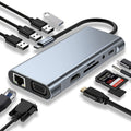 Typec docking station usb interface eleven-in-one usb3.0 hub docking station digital accessories computer accessories