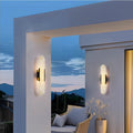 Accessible luxury imitation marble wall lamp aisle wall lamp outdoor waterproof balcony terrace lamp house landscape courtyard gate wall lamp