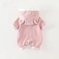 Spring & fallnew arrival baby k-style khaki spring & fall baby infant cute outing cat clothes one-piece romper