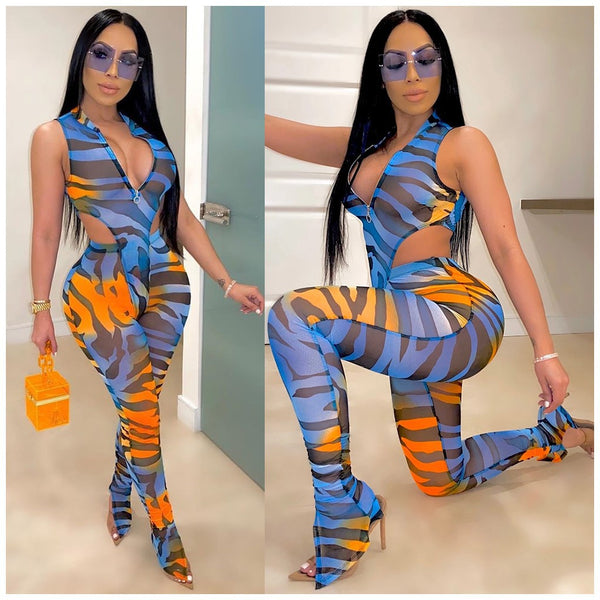 Y5145-1 Summer, new, independent station, , European and American sexy women's mesh two-piece set