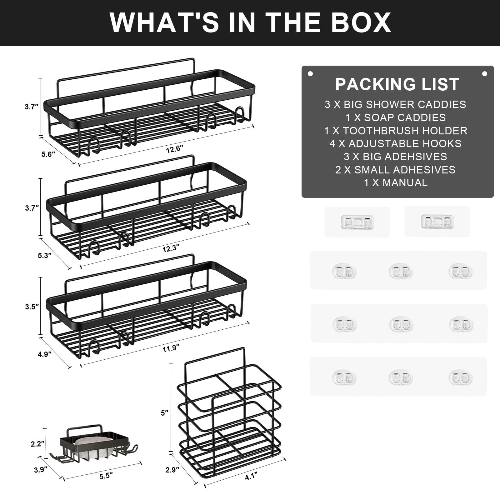 wrought iron bathroom rack No punching toilet Soap rack Body wash storage rack Bathroom rack set