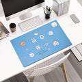 Heated mouse pad - large size, winter warm desk mat for office, student, computer, writing, hand warmer, electric heating