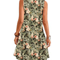 wholesale women's short-sleeved dresses, fashionable women's dresses for spring, summer, and autumn, new cross-border printed designs