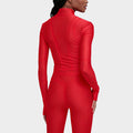 new arrival long-sleeve yoga top and bottom set - premium women's activewear two-piece workout outfit
