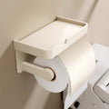 Bathroom tissue box space aluminum wall-mounted punch-free tissue holder bathroom toilet placement bathroom roll holder