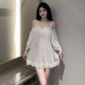 Night fragrance sexy intimates sexy see-through lace pure lust uniform temptation passion suspender pajamas free to take off wholesale