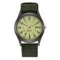 New canvas watch for men - casual, stylish, gift-worthy, military-inspired, with date display - perfect for students and sports - quartz movement