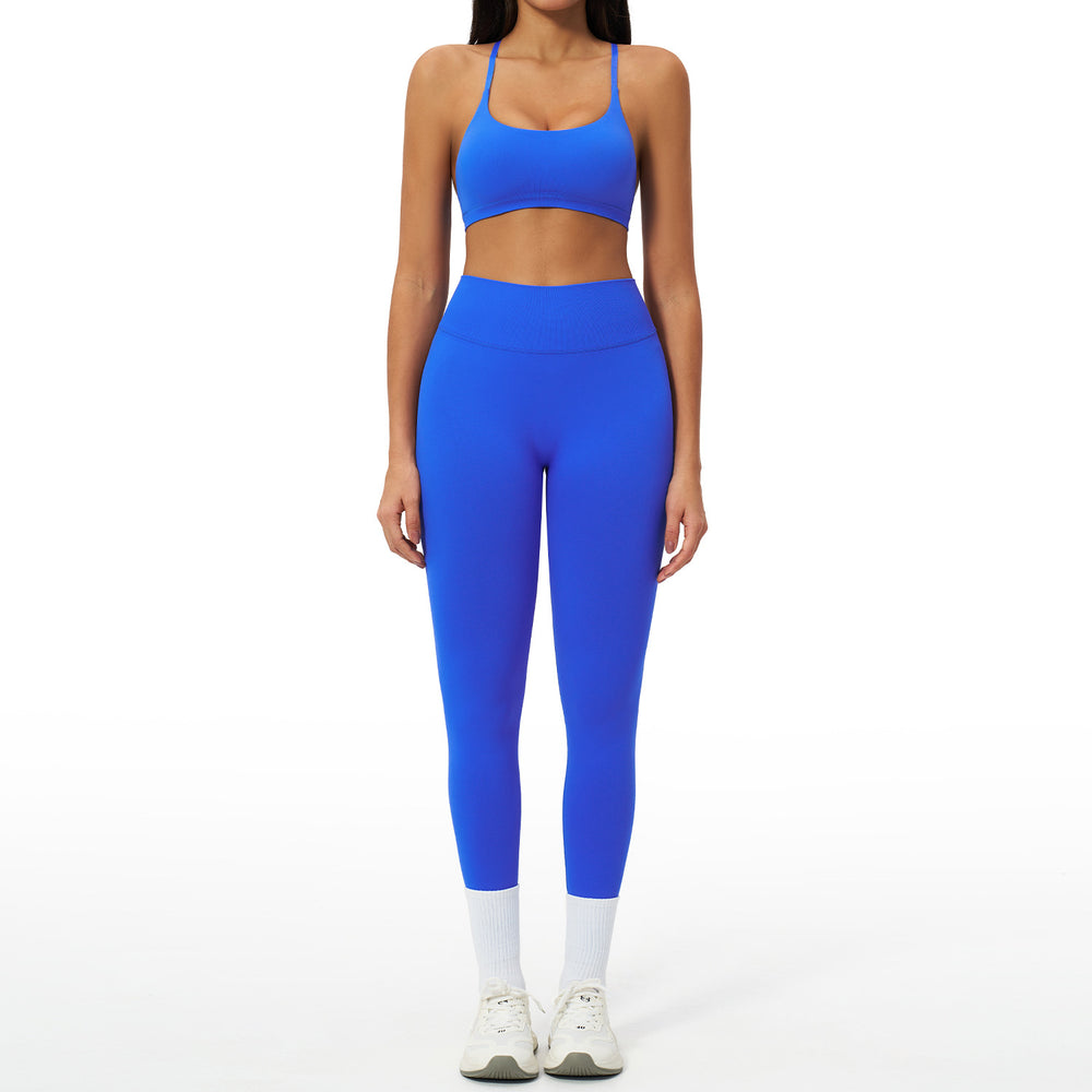 Seventy billion seamless yoga suit women's tight quick-drying suit outdoor casual sports running fitness suit 7790