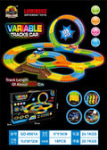 New arrival cross-border assembleable kids toys cool luminous track toy car lighting toys patchwork track piece
