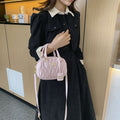 2025 summer new arrival: niche fashion pleated textured handbag - women's minimalist versatile shoulder bag