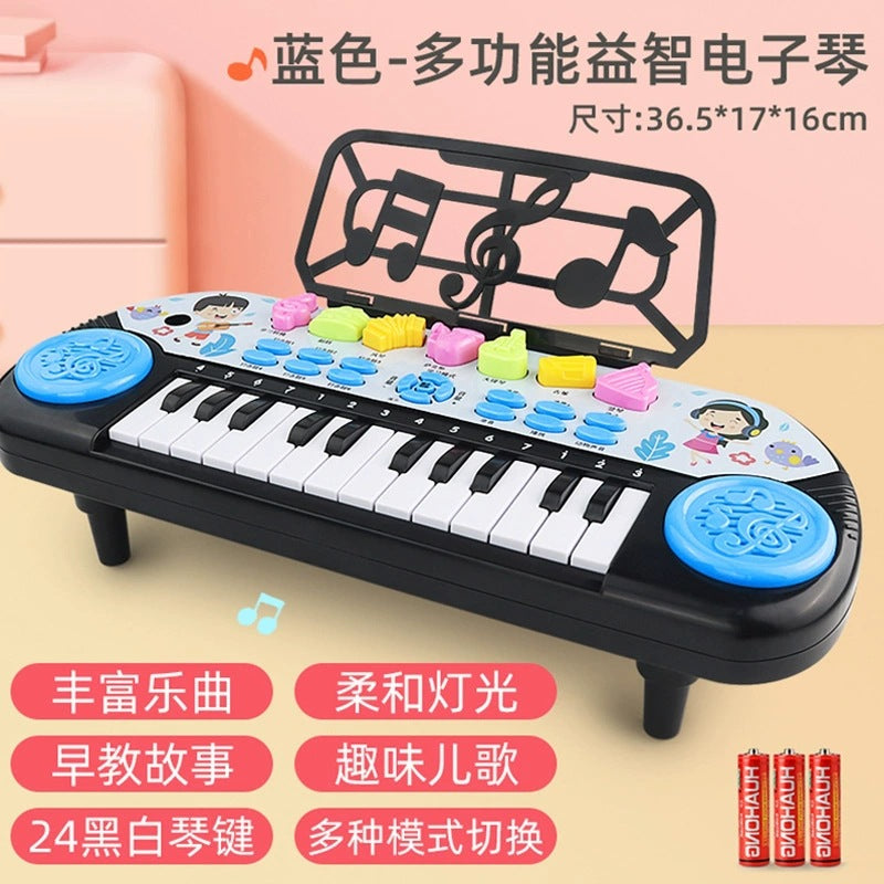 Beginner-friendly piano toy for kids - educational electronic keyboard for boys and girls - perfect birthday gift for ages 1-3-6