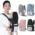 Newborn baby carrier - easy front, cross-carry, and back carrier - multifunctional breathable baby wearing device - breathable carrier