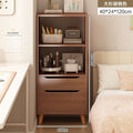 Bookcase for home standing cabinet bookshelf floor-standing storage rack living room storage cabinet small narrow cabinet dust-proof storage cabinet storage cabinet
