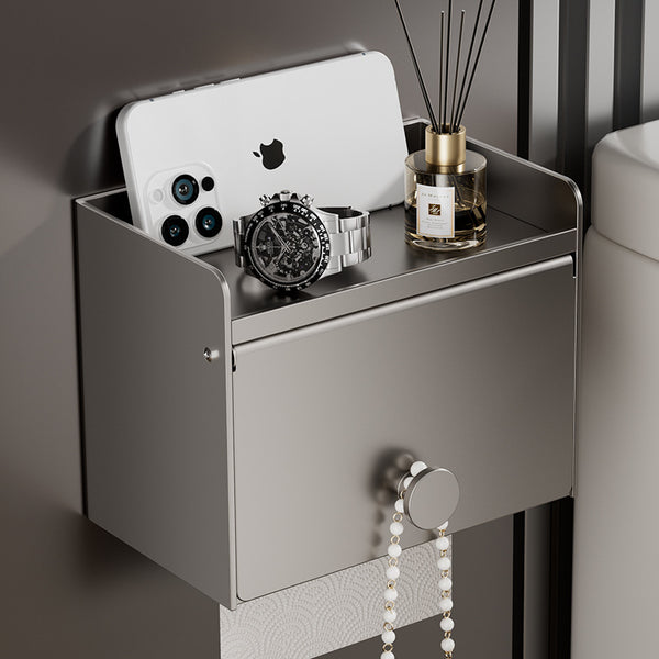 Toilet tissue box No punching Wall-mounted waterproof toilet carton Toilet toilet paper drawing roll box Shelf
