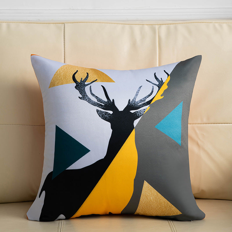 Pillow customization, customized pillowcase logo printing, gift cushion cross-border pillow customization