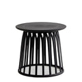Round living room side table cut out set stool plastic small table spare stool small tea table chair modern casual stackable