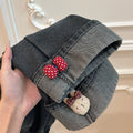 New girls' fall collection: versatile fleece-lined jeans - korean style casual fashion for autumn and winter