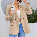 Fashion cross-border   small suit fall and winterolwork clothing lapel silmcardiganelegant suit