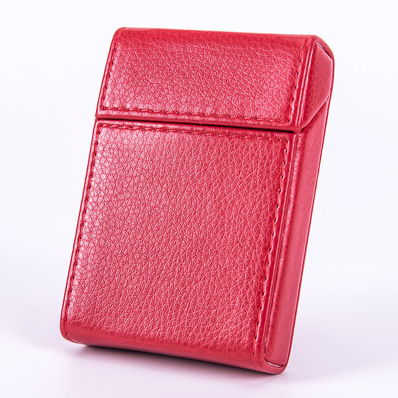 Medium cigarette box 20 pcs portable creative leather soft cigarette case soft cigarette bag cover personalized gift cigarette set cigarette case