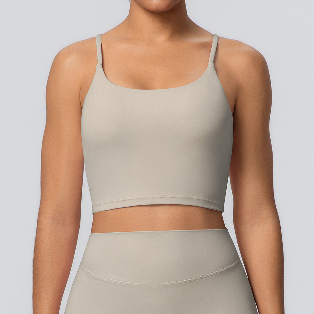 New cloud-feel yoga top women's sports bra tank top - beautiful back, quick-dry vest, outdoor running fitness bra